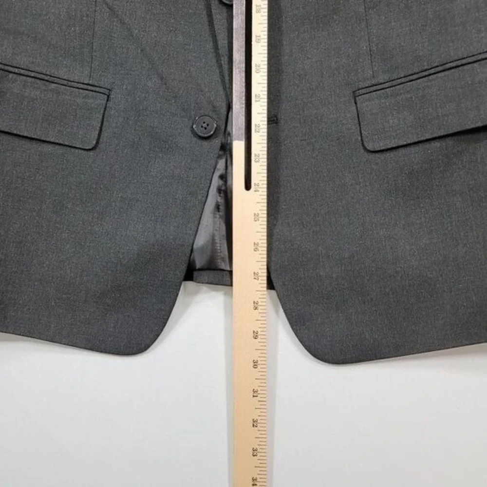 IZOD‎ Charcoal Suit Jacket Mens 40S 40 Stretch Regular Fit Blazer NEW
